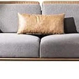 WOODZONE HANDICRAFTS 2 Seater Sofa Set – Handcrafted Sheesham Wood Design for Stylish Living Room-picture-11