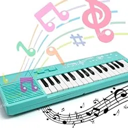 VikriDA Multi-Function Portable Electronic 32 Keys & 32 Melody Sound Keyboard Piano Musical Toys for Babies and Kids | Small Size | Green Colour-picture-13