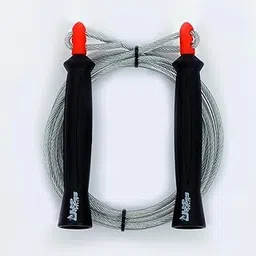 JUMP ROPES WORLD Heavy Cable Jump Rope 6MM for Men | Premium Coated Exercise Skipping Rope | Boxers Jump Ropes for MMA, Muay Thai, and Intense Cardio Workouts-image-1