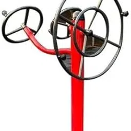 Professional Arm and Shoulder Exercise Rehabilitation Wheel, Wall-Mounted Physical Therapy Training Equipment, Red and Black-picture-10