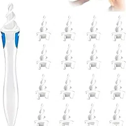 Zyphen Ear Wax Removal Ear Cleaner Earwax Remover Spiral Soft Silicone Safe Upgraded Smart Earwax Removal Tool Swab Kit with 16 Replacement Tips for Adults and Kids-picture-16