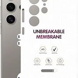 A3sprime Back and Side Screen Protector for Samsung Galaxy S24 Ultra 5G |Edge to Edge Full Coverage Unbreakable Soft Transparent Matte Finish Back and Side Skin Guard| Pack of 1 (Matte)-image-40