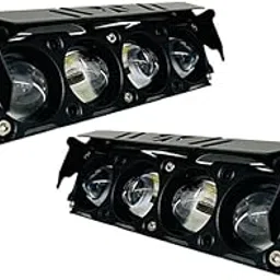 4-Lens 120W LED Fog & Spot Light with High/Low Beam and Laser Focus | Ultra-Bright Waterproof Driving Lamp | Universal Fit for Cars, SUVs & Thar – Perfect for Off-Road and Night Driving ,Pack of 1-image-59