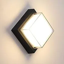 CITRA Waterproof Acrylic LED Outdoor Up and Down Square Wall Light (Warm White)-picture-17