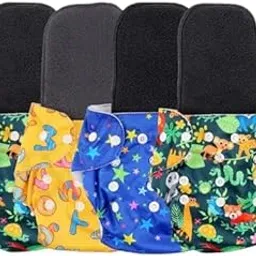 Cloth Diapers Printed Snaps Diaper with InsertCloth_Diaper_F107-picture-31
