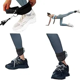 Bnf® 2 Pieces Ankle Straps with D Rings Gym Cable Attachment for Fitness Home Gym| Sporting Goods | Fitness Running & Yoga | Strength Training | Home Gym Attachments-picture-38