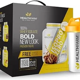 HEALTHFARM Isopro Zero Whey Isolate Protein Powder, 25g 100% Isolate Protein Per Serving,62 Servings(Frappe Coffee, 2kg)-picture-18