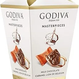 Godiva Masterpiece Milk Chocolate Caramel Lion Of Belgium Chocolate Box, 119Gm-picture-13