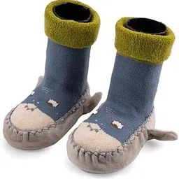 Kids Anti-Skid Breathable Socks Shoes for Baby Boys Girls Non Slip Soft Cotton Sole Booties for Toddler | 3 Month to 2 Years-picture-45