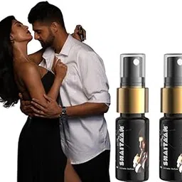 Shaitaan Intimate Spray for Men - Double Trouble, Pack of 2 - The Greek God & The Nutcase | Absolutely Safe Ayurvedic Formulation | Goodness of Fenugreek and Nutmeg | Fragrance of Strawberry and Green Apple | Just Unzip, Spray and Play | Very easy to carry and apply - non sticky, non messy, mild fragrance | Safe for Oral-image-76
