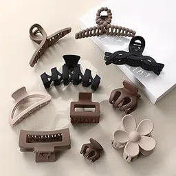 Clips for women and girls (Beige)-picture-38