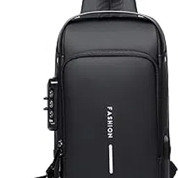 fandare Anti-theft Sling Bag Business Men Bag Chest Crossbody bags with USB-picture-68