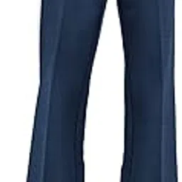 maniac Women's Slim Fit Polyester Pant (WMN22-BOOT-CUT-PANT-NAVY-SLD-M_Navy_M)-picture-21