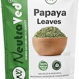 NeutraVed Dried Papaya Leaves 100g Tea For Healthy Immunity | Papaya Leaf Tea, Juice | Better than Papaya Leaves Powder | Standup Pouch (100 g)-picture-30