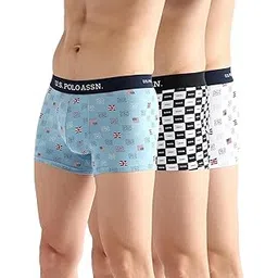 u.s. polo assn. Men's Cotton Blend Classic Printed Trunks-picture-23