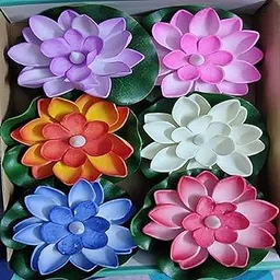Winberg Water Sensor Lotus Diya Diya for Festival Pack of 6 Lotus-picture-32