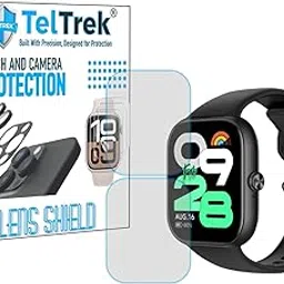 TELTREK Screen Protector Compatible With Xiaomi Redmi Watch Move Smartwatch, Edge to Edge Full Coverage Hydrogel TPU Fiber Screen Guard not a Tempered Glass (Pack of 2)-picture-15