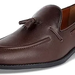 louis stitch Loafers Formal Shoes for Men Slip-On Moccasins with Tassel | Ideal for Business, Casual, Parties (RGMCTA)-picture-48