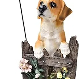 Dog Statue Waterproof Resin Outdoor Figurine for Tabletop Lawn Office Style C | Home & Garden | Home D?©Cor | Figurines-picture-10