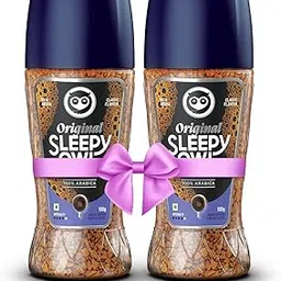 Sleepy Owl Instant Coffee Powder Jar Combo|100% Arabica Beans|Original Flavour|Freeze Dried| Pack Of 2|Makes 50 Cups Each|Rich & Smooth|Premium Cafe Style Hot Or Cold Coffee At Home,1.1 Kilograms-image-57