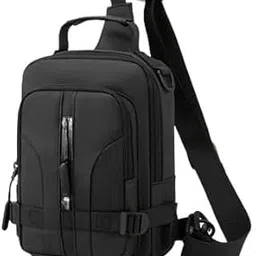 Zyhom Sales cross backpack Sling Bag black green Waterproof For Men & Women with USB Charging Port Travel Hiking Jogging Gym Picnic Daily Use Messenger Picnic & Casual Chest-picture-10