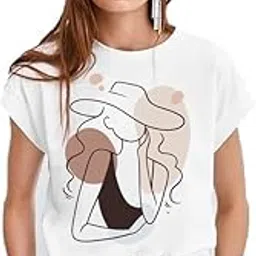 vlam Graphic Women Art Tshirt for Women | Aesthetic Tshirt for Women and Girls-picture-47
