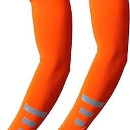 CALANDIS™ Cooling Arm Sleeves 1 Pair Equipment Cover for Fishing Backpacking Gardening Orange Reflective | Protective Gear | Clothing, Shoes & Accessories | Basketball | Team Sports-picture-21