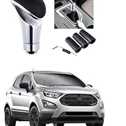 PRIKNIK Black Car Gear Shifter Lever Manual Modified Shifter Knob Handle Shift Lever Fit with 8mm 10mm 12mm Adapters Compatible with F-ord E-cosport-image-44