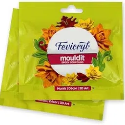 MSGH Fevicryl Mould It Clay Set for Modelling and Sculpting, Air Dry Clay for Art and Craft, Gift for Artists, Students, Children (Pack of 2) Each/1 Packet Contain 50 g of Mouldit Clayy-picture-21