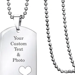 Custom Photo Dog Tag Necklace Personalized Memorial Necklace with Picture for Men & Women Customized Stainless Steel Jewelry Gift-image-7