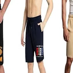 Mens Cotton Graphic Print Shorts - Stylish & Comfortable Gym Wear-image-5