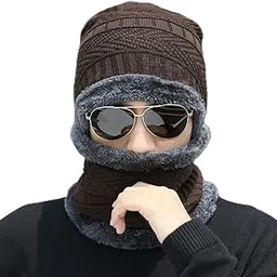 k d Winter Wear Set for Men & Women | Cap, Gloves, Mask & Ear Muffs | Warm & Soft Thermal Winter Accessories for Kids & Adults | Ideal for Cold Weather, Travel-picture-16