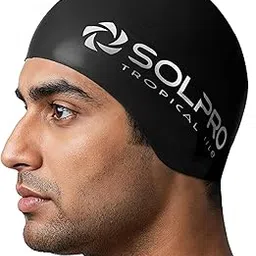 Solpro Tropical Isle Unisex Swimming Cap|for Men,Women,Boys,Girls,Athletes,Swimmers|for Training,Competition in Swimming Pool,Water Sport,Beach,Water Park & Activties|One Size Fits All-picture-24