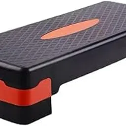 SQUAREFIT - Stepper for Exercise at Home| Adjustable Home Gym Exercise Sports & Fitness Aerobic Stepper with Height Adjustments (Red-Black)-image-70