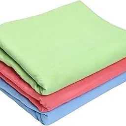 MK Handicraft (PurpleCrown), Pack of 3pieces Multicolor Pure Breathable Cotton and high Absorbent bedsheet for Newborn Babies, Swaddler Cum Comforter for Infants. (Children: S, 65cmx50cm, Red)-picture-10