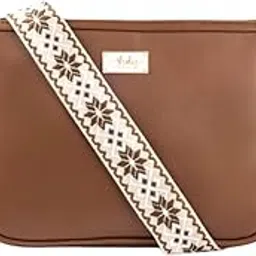 strokes by namrata mehta Sling Bag | Cross Body Bag for Women | Ladies Purse Handbag | Adjustbale and Removable Embroidered Strap | Vegan Leather-picture-39