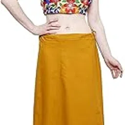 sabhyatam Girls/Women's 100% Pure Cotton Petticoat Saree Petticoat-picture-44
