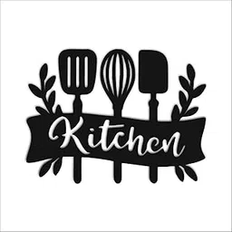 Decor Palace Kitchen Wooden Wall Sticker | Premium Laser Cut MDF Cutout | Tiles & Wall | Stylish Sign | Home | Café & Restaurants-picture-33