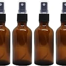 nsb herbals 50 ml Refillable Amber Fine Mist Spray Glass Bottles with Leak Proof Spray Pump for Multipurpose uses for DIY Perfume, Essential Oils, Blends, Aromatic Water, Beauty Products (Pack of 6)-image-23
