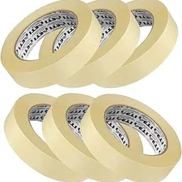 ELATAPES EXPAND STICKING POSSIBILITIES Tapes Masking Tape for Carpenters and Painters (6 Rolls of 24 mm X 20 m Each)-picture-35