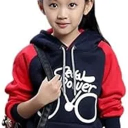 MYEONN Girls Cotton Printed Full Sleeve Sweatshirt Navy-picture-32
