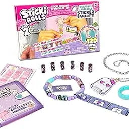 STICKI Rolls Sticki Pendant – The Original Wearable & Shareable Sticker Pendant with 120 Mini Stickers, 6 Mystery Reveal Sticki Rolls, DIY Art & Craft Activity, Collectible Toy for Ages 5, 6, and Up-image-84