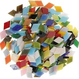 Enakshi® 3x300 Pieces Color Glass Mosaic Tiles for DIY Crafts 12mm Rhombus |Crafts | Glass & Mosaics | Glass & Mosaic Tiles-image-17