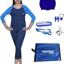 Tempest Girls's Lycra Stretchable Multipurpose Wear for Swimming I Diving I Cycling I Aerobics | Skating-picture-11