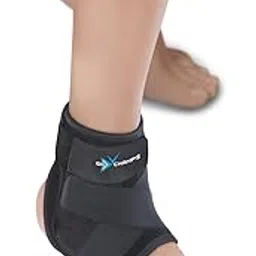Neoprene Ankle Wrap | Made with Japanese Technology |Adjustable Ankle Support Brace for Sprains, Strains, Pain Relief & Injury Prevention | Large (28-31 cm)-picture-29
