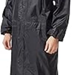 infispace Men's Polyester Long RainCoat Pocho with Adjustable Cap and Cover-picture-37