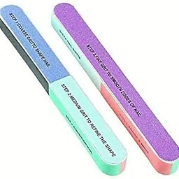 DEZIINE� Nail Sponge File Manicure Pedicure Sanding Surface Nail Art Tools 7 Double-sided Professional Printing UV Gel Polishing Set of Set of 2-image-8