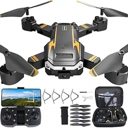 Drone with 4k Camera Foldable 1080P HD Drone with FPV Live Video, Gestures Selfie, Altitude Hold, One Key Take Off/Landing, 3D Series Flips, Headless Mode, Aerial For Kids And Adult-picture-21