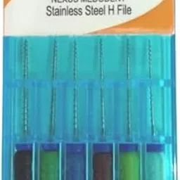 NMD Dental Stainless Steel(S.S)-H-Files (21mm, ASSORTED(#45-80 NO))-picture-17