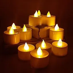 Garbify LED Light Candle/Diya LED Candles, 24 pcs Tea Light for Diwali Decorations and Christmas.Decorative Tea Candles Perfect for Home Decor-picture-11